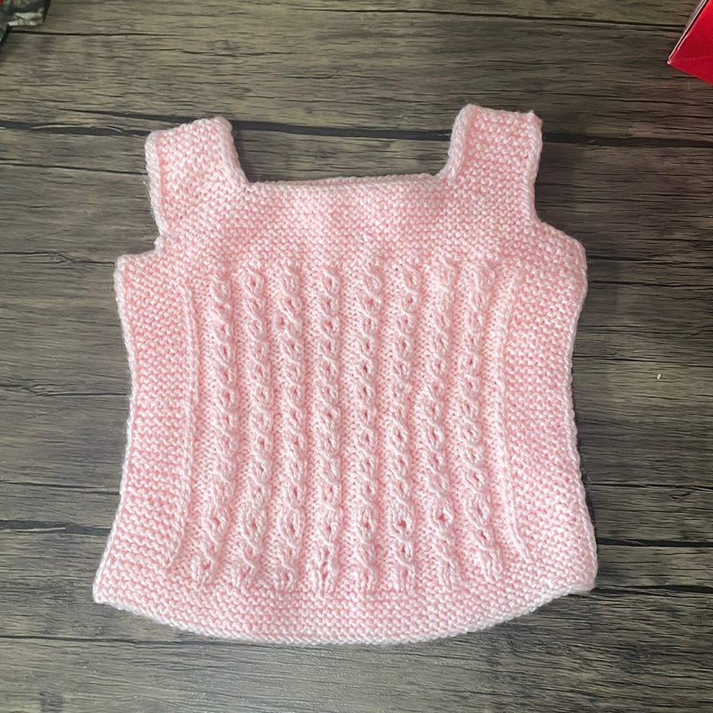 Handmade Crochet Baby Vest